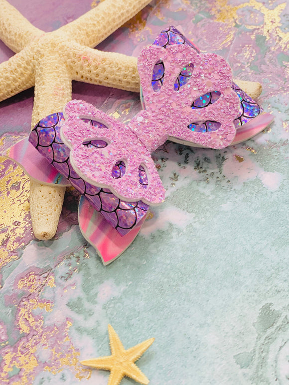 4 Inch Mermaid Vibes Bow Die