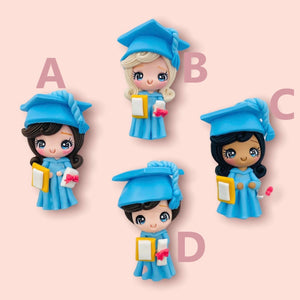 Handmade polymer clay embellishment for bows, badges, arts and crafts