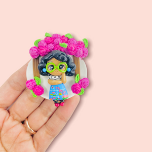Girl around Flowers