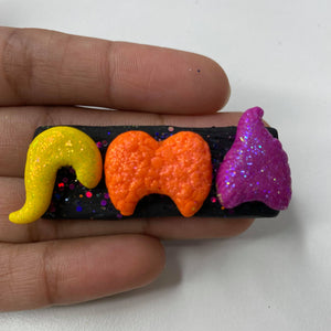 Handmade polymer clay embellishment for bows, badges, arts and crafts